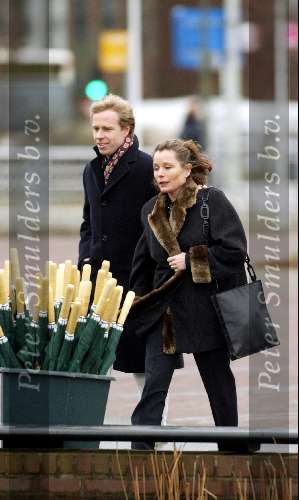 Den Haag 26 januari 2002
prins Willem Aleander en Maxima vrijgezellendag in Madurodam.  
Jolande adriaansens met man