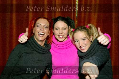 Amsterdam  1 janari 2002
Nieuwjaarsfeest Staatsloterijshow in de beurs van Berlage.
K3