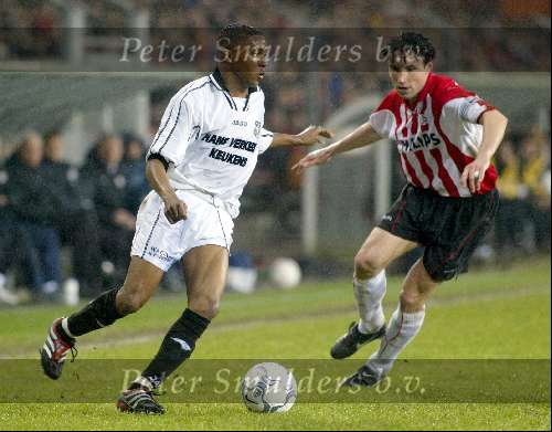Eindhoven 26 januari 2002
PSV-NAC 3-1
Kevin Bobson en Mark v Bommel