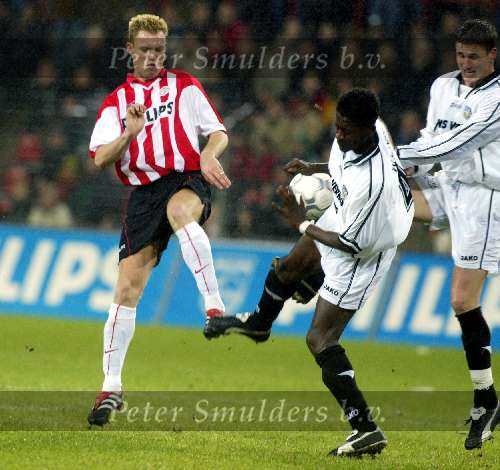 Eindhoven 26 januari 2002
PSV-NAC 3-1
Kevin Hofland en Kofi Mensah