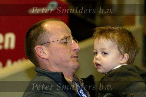 Heerenveen 22 december 2001
Leo Visser met zoon