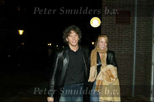 Amsterdam  12 januari 2002
Linda de Mol met Sander Vahle