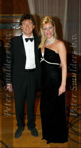 Amsterdam 21 december 2001
Uitreiking van de Rembrandt awards in de beurs van Berlage.
Manuele Kemp met Mark Klein Essink