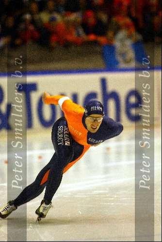 Heerenveen 22 december 2001
Skate  off wedstrijden voor Olympische spelen.
Martin Hersman