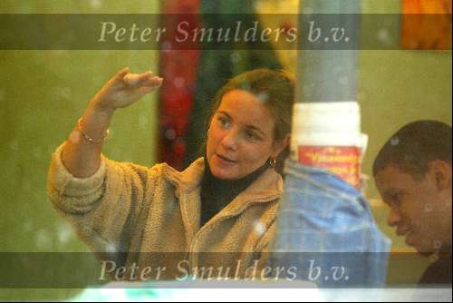 Amsterdam 16 januari 2002
Prinses Annet Sekreve werkt op een dagveblijf voor verstandelijk gehandicapten.
