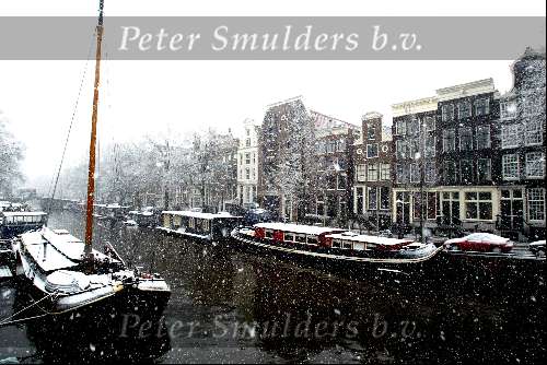 Amsterdam 30 januari 2003
Amsterdam bij Sneeuw Winter Grachten
Winters tafreel woonboten