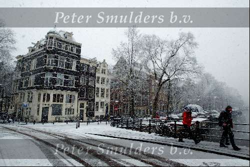 Amsterdam 30 januari 2003
Amsterdam bij Sneeuw Winter Grachten
Winters tafreel