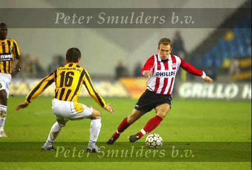 Arnhem 20 December 2003
Vitesse - PSV  0-0
Arjen Robben.
