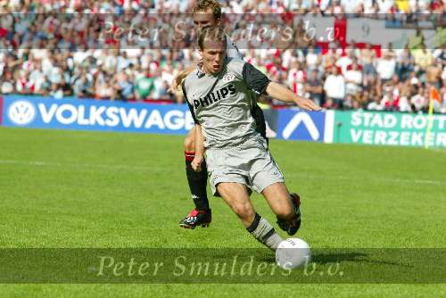 Rotterdam 21 September 2003
Feijenoord - PSV  1-3 
Arjen Robben