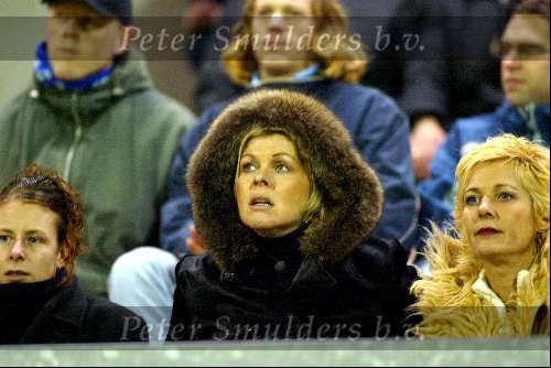 Volendam 29 januari 2003
Oud Ajax tegen oud Volendam. 
Bartina Koeman