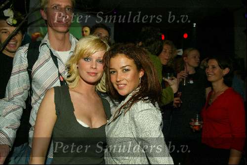 Amsterdam 18 januari 2003
BNN bijeenkomst i.v.m.  verkiezingen.
Bridget Maasland, Katja Schuurman
