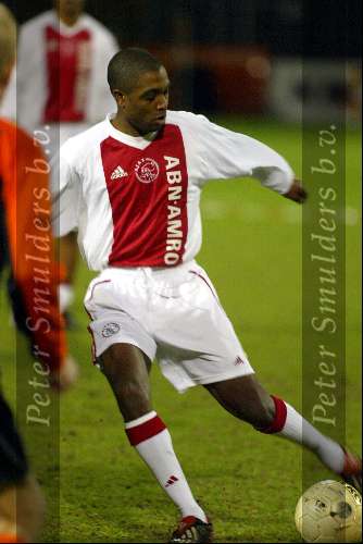 Volendam 29 januari 2003
Oud Ajax tegen oud Volendam. 
Bryan Roy
