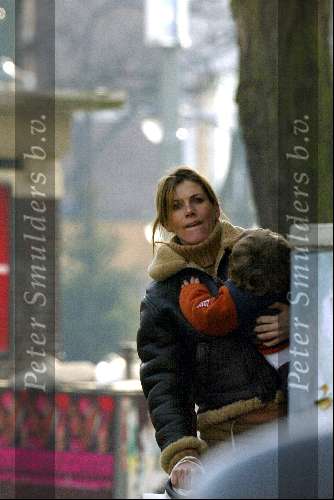 Amsterdam 25 januari 2003
Danielle Overgaag met haar zoontje Tijmen