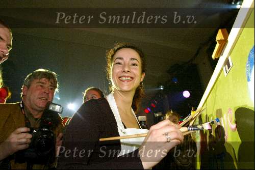 Amsterdam 18 januari 2003
BNN bijeenkomst i.v.m.  verkiezingen.
Femke Halsema