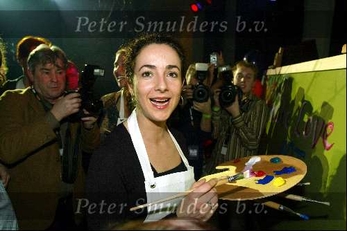 Amsterdam 18 januari 2003
BNN bijeenkomst i.v.m.  verkiezingen.
Femke Halsema