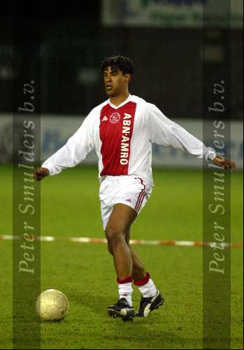 Volendam 29 januari 2003
Oud Ajax tegen oud Volendam. 
Frank Rijkaard