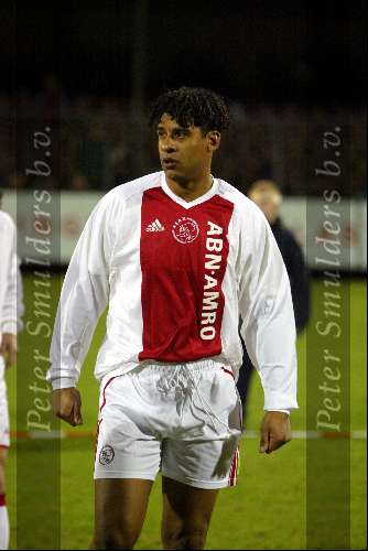 Volendam 29 januari 2003
Oud Ajax tegen oud Volendam. 
Frank Rijkaard
