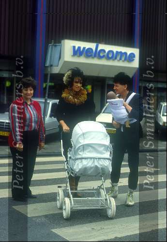 Amstelveen 1986
Herman Brood met zijn vrouw Xandra Brood bij Welcome