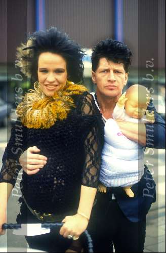 Amstelveen 1986
Herman Brood met zijn vrouw Xandra Brood bij Welcome