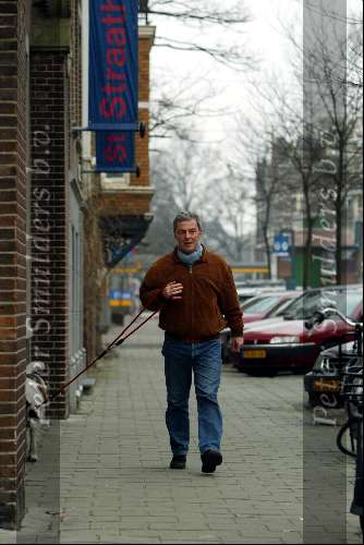 Amsterdam 18 januari 2003
Huub Stapel met hond