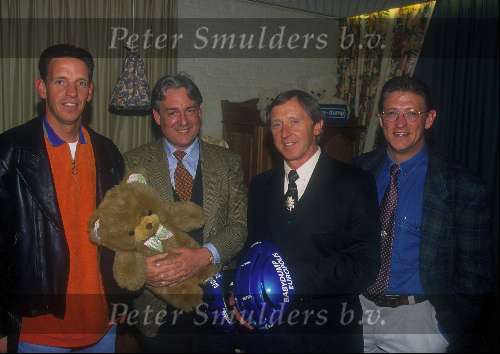 Jan Gisbers Steven Roohs Harry Janssen en Gerrie Kneteman