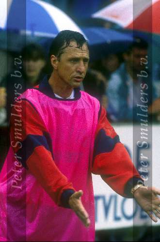 Johan Cruyff als trainer bij FC Barcelona