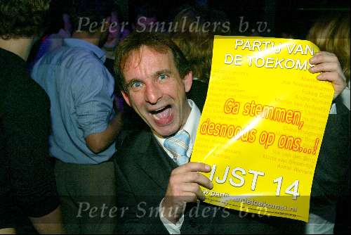 Amsterdam 18 januari 2003
BNN bijeenkomst i.v.m.  verkiezingen.
Johan Vlemmix