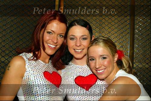 Amsterdam 1 januari 2003
Nieuwjaarsreceptie Staatsloterij in beurs v berlage.
K3 tatoeage