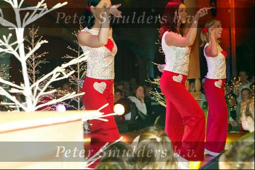 Amsterdam 1 januari 2003
Nieuwjaarsreceptie Staatsloterij in beurs v berlage.
K3