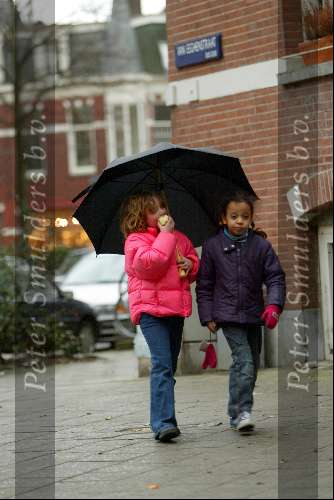 Amsterdam 28 januari 2003
Kees Prins (jiskefet) met kinderen