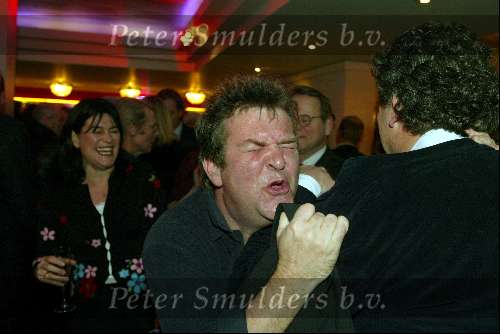 Amsterdam 14 januari 2003
Premiere van eten met vrienden
Michiel Romijn met robert ten Brink