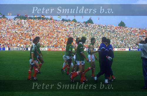 Europees Kampioenschap 1988 Duitsland
Nederlands elftal
Nederland-Ierland 1-0 18 Juni 1988
Marco v Basten Ruud Gullit Frank Rijkaard Berry v Aerle