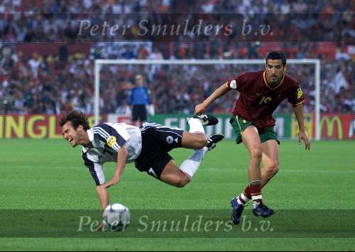 Rotterdam, 20 juni 2000 Euro 2000
Duitsland-Portugal, eindstand
Overtreding
