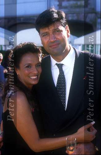 Patty Brard met vriend