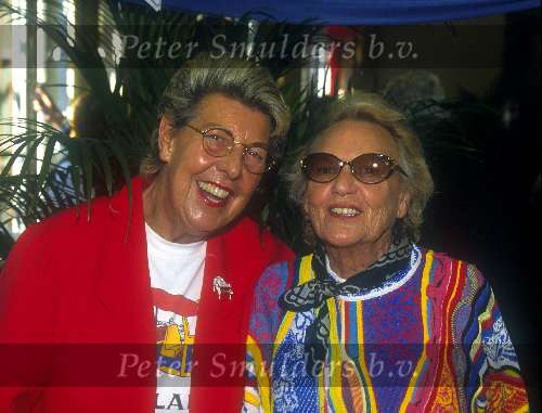 Pia Beck met vriendin