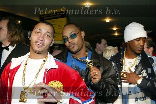 Amsterdam 13 januari 2003
Premiere 8 Miles 
Rappers