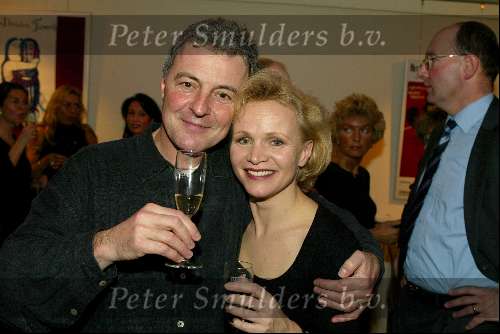 Amsterdam 14 januari 2003
Premiere van eten met vrienden 
Huub Stapel met renee soutendijk