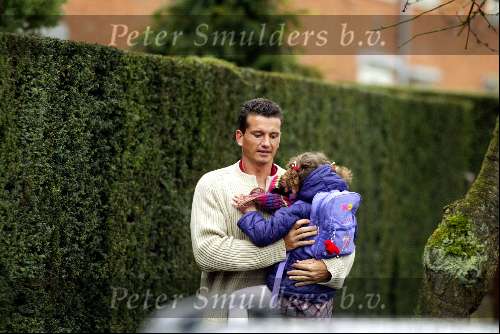 Muiderberg 20 januari 2003
Richard Krajicek met zijn dochtertje Emma
