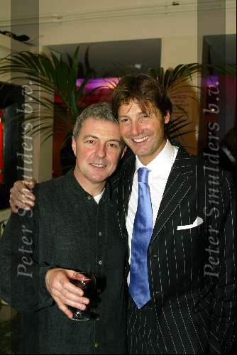 Amsterdam 14 januari 2003
Premiere van eten met vriendenen 
Rick Engelkes met Huub Stapel