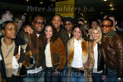 Amsterdam 13 januari 2003
Premiere 8 Miles 
Romeo met vriendinnen