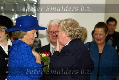 Eindhoven 17 januari 2003
Opening van Abbe Museum Eindhoven door Koningin Beatrix.
Rudi Fuchs en koningin Beatrix