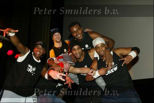 Amsterdam 13 januari 2003
Premiere 8 Miles 
Streetdancers