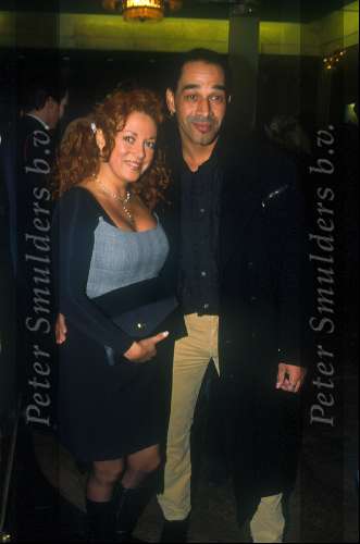 Sylvia Millecam met haar vriend Nol