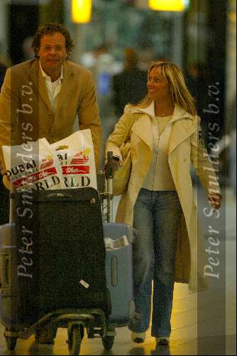 Schiphol 26 januari 2003
Tatjana en Chris Luken komen terug van hun vakantie in Dubai
