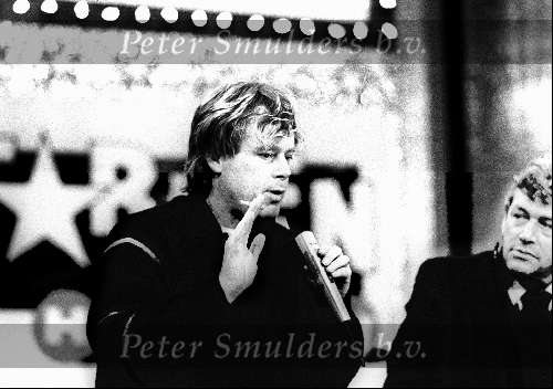 Goes 10 Januari 1985
Willem Ruis op de rolschaatsen in zijn circus