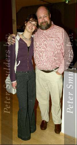 Rotterdam 27 januari  2004
Premiere Romeo en Julia in het Nieuwe Luxor.
Bert Simhoffer met dochter