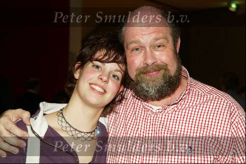 Rotterdam 27 januari  2004
Premiere Romeo en Julia in het Nieuwe Luxor.
Bert Simhoffer met dochter