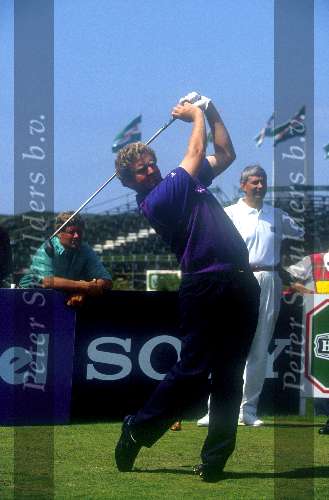 Colin Montgomery met op achtergrond Ruud Onstein
1992
Golfen