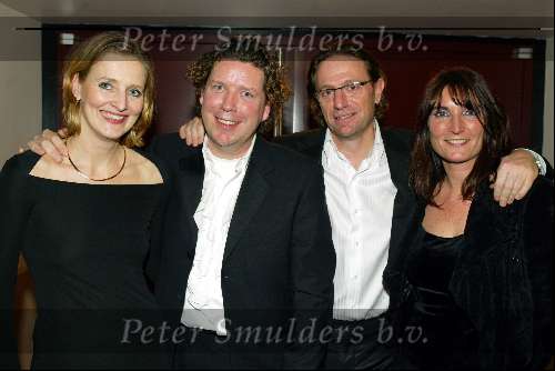Scheveningen 12 januari 2003
100 jarig bestaan circustheater.
Eric v Tijn met vrouw en Henkjan Smits met vrouw