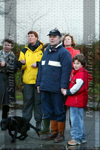 Amsterdam 24 januari 2004
Huub Stapel met zijn Labrador hond Nero op Puppy cursus
